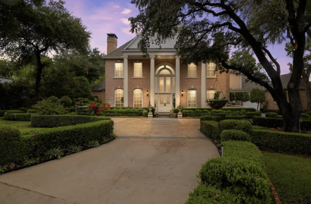 Inwood Grove Estate in Preston Hollow neighborhood available June 4 to 6 via Supreme Auction. 